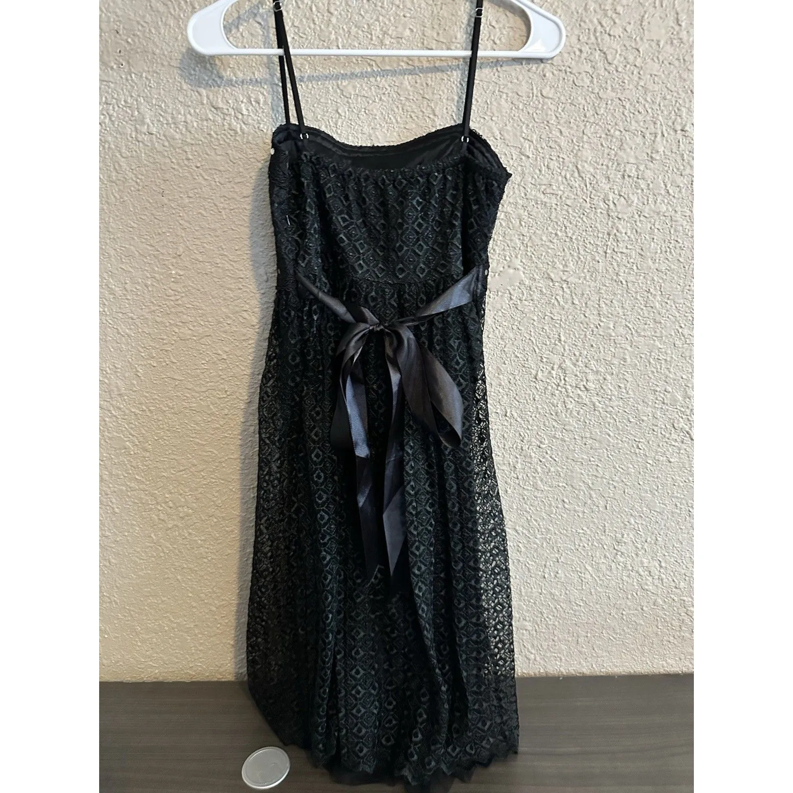 BCLY Womens Mini Dress Medium Strappy Sirencore Fairy‎ Y2K Whimsigoth Witchy Black Size undefined - Image 5