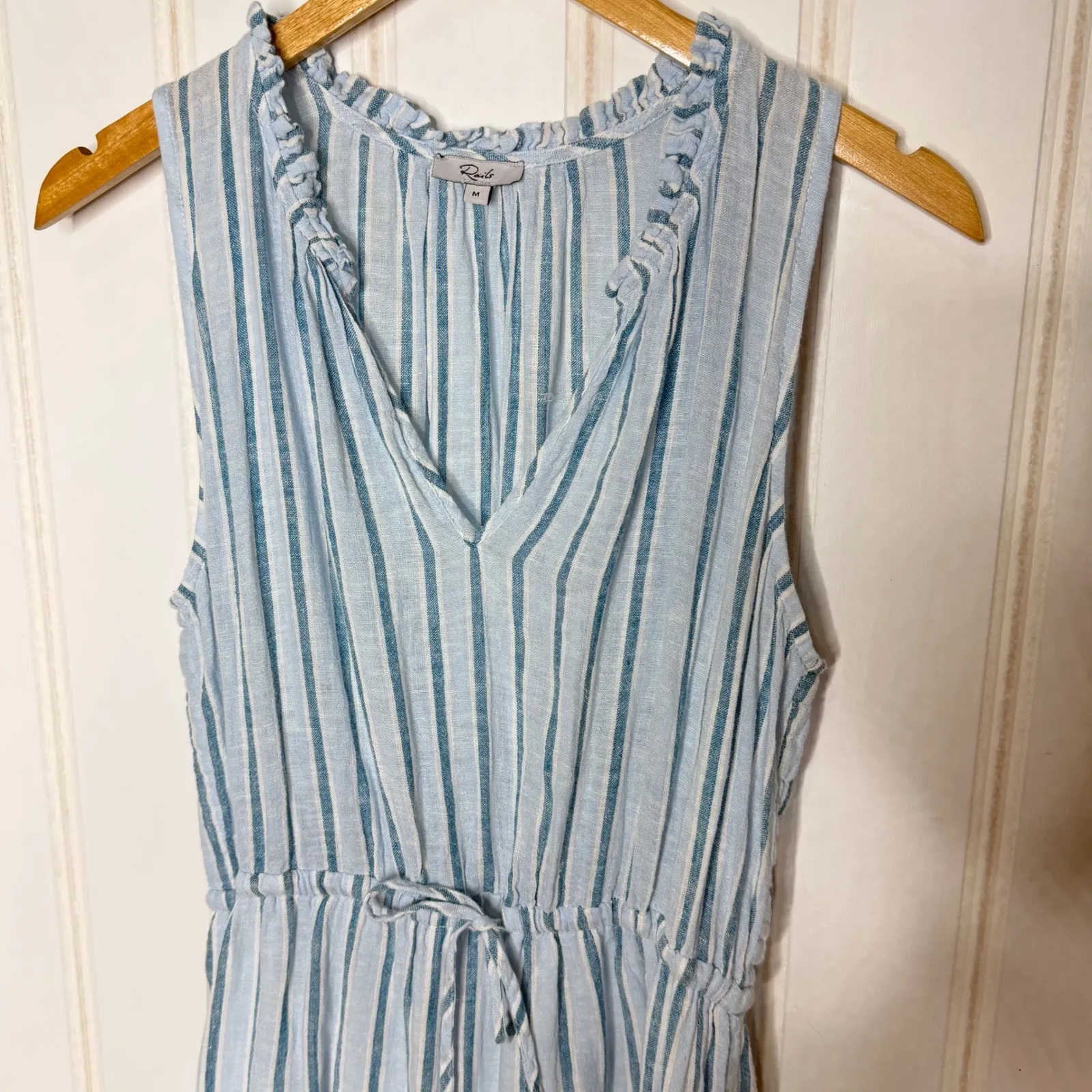 Rails Albany Dress Blue Sz M - Image 5