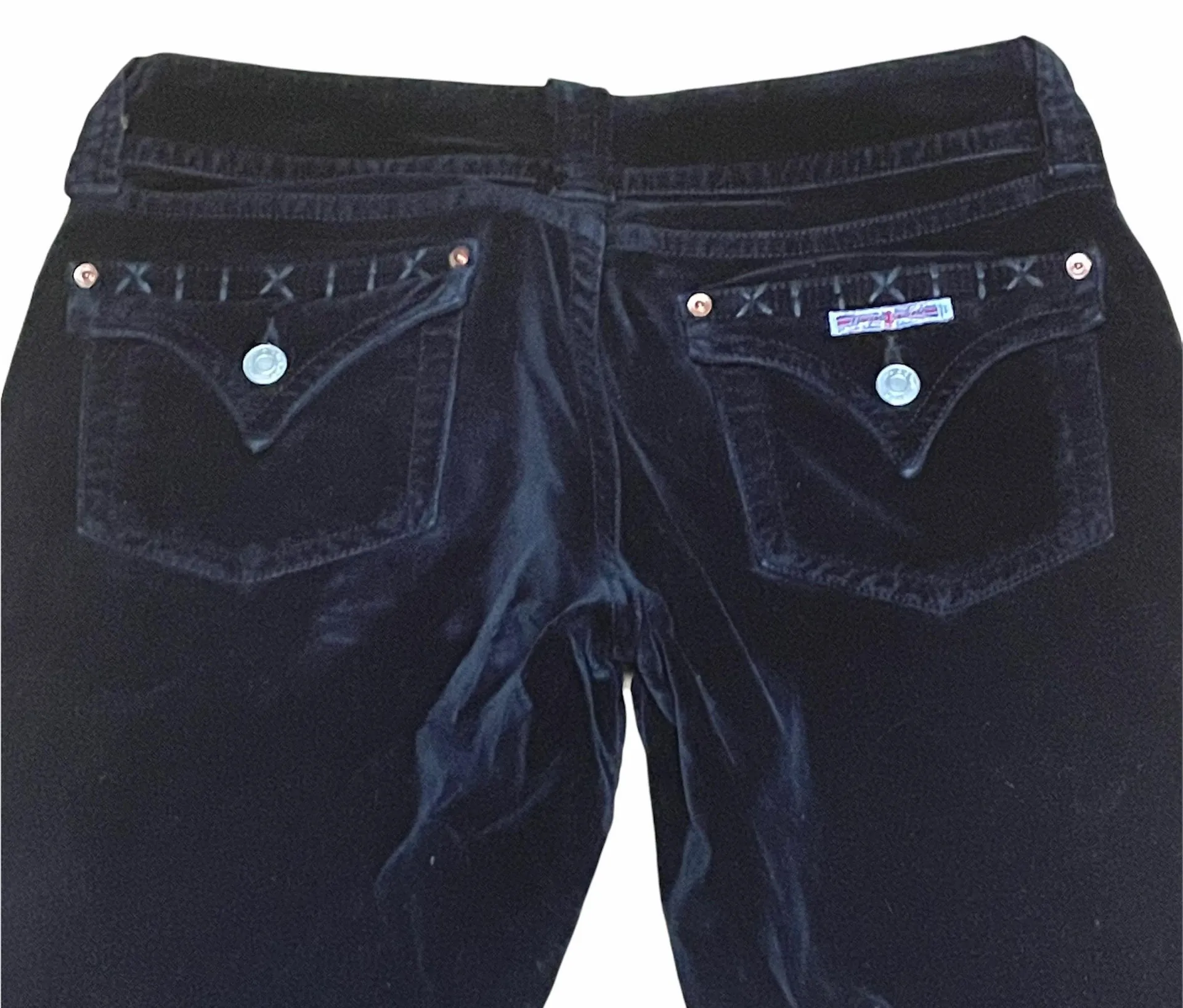 Velvet Boot Leg Jeans - Image 4