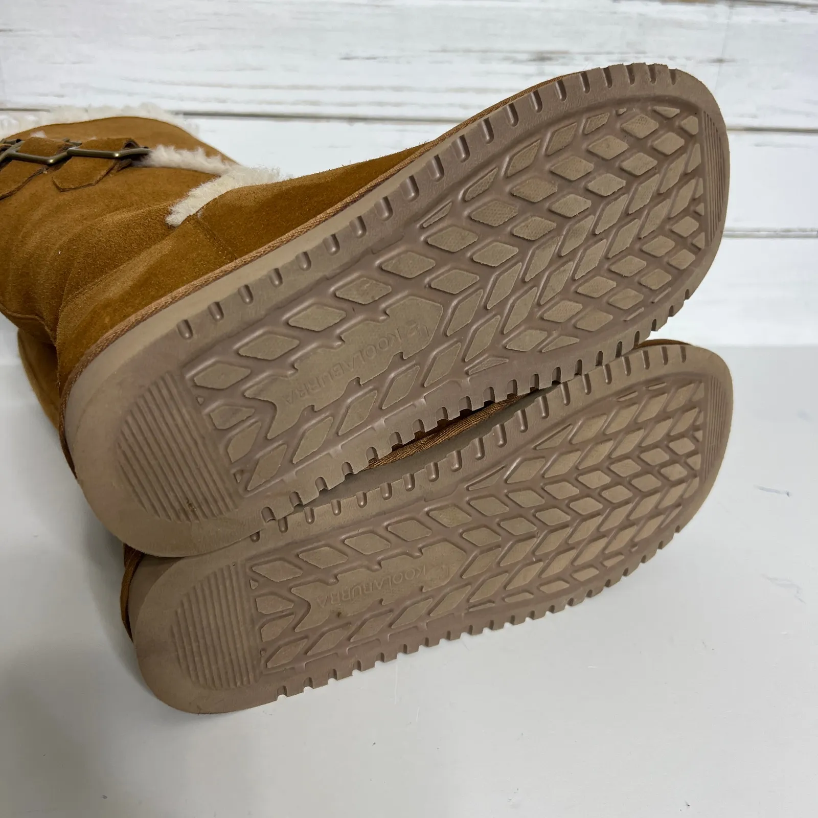 Koolaburra by UGG Women's Victoria Tall Bow Boot Shoe Size 10 Brown - Image 10