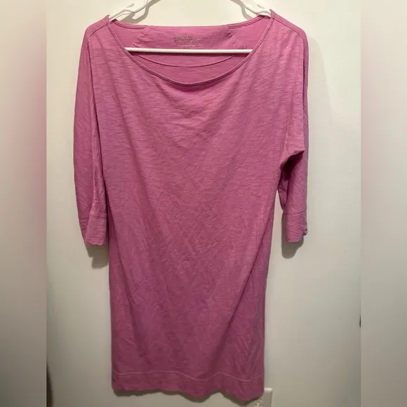 Lilly Pulitzer pink prima cotton dress small - Image 2