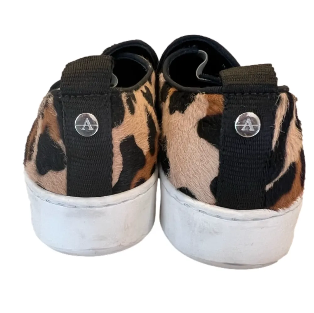 Aquatalia Leopard print calf hair slip on sneakers, pristine condition, size 7M - Image 4