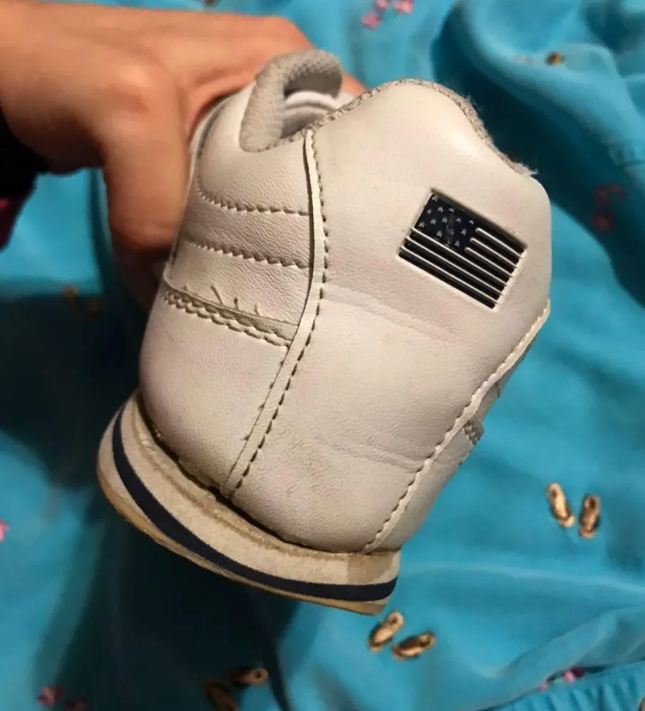 VINTAGE WHITE US POLO ASSN. LOW TOP TENNIS SNEAKERS - Image 5