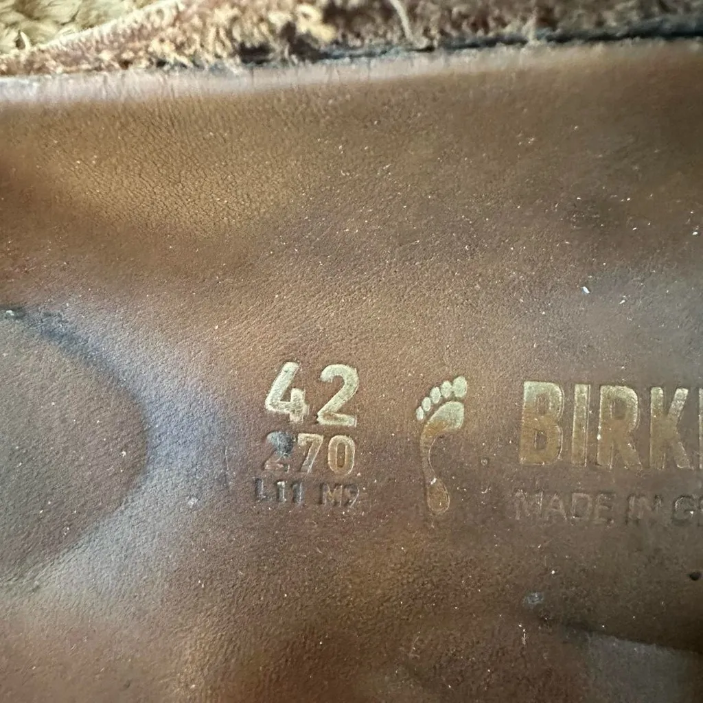 Birkenstock Arizona Big Buckle Slide Sandal Women's Cognac size 42 - Image 10