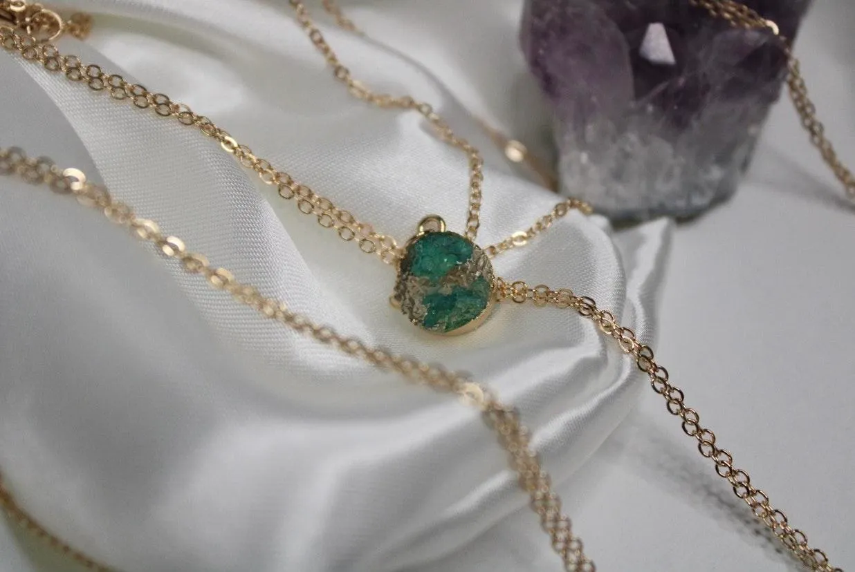 Necklace Emerald Green - Image 2