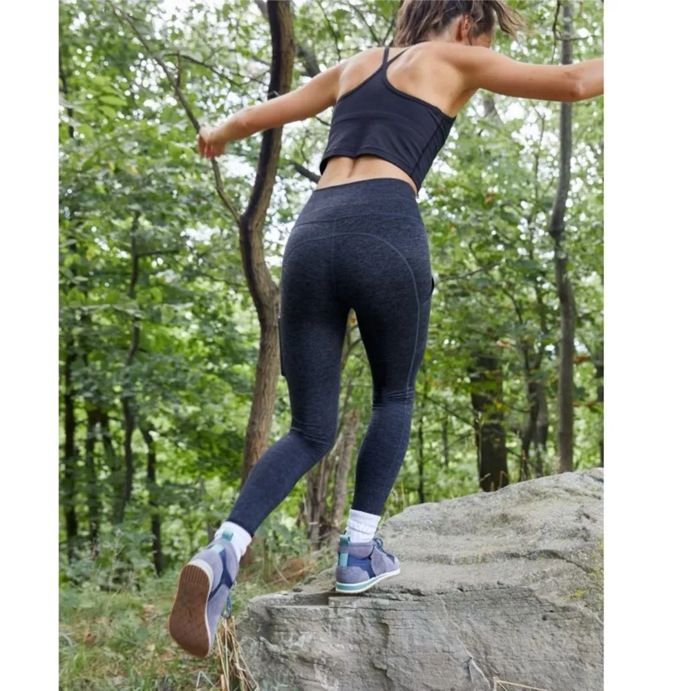 New AE Aerie Offline The Hugger Navy High Rise Leggings Athletic Pants Sz S - Image 3