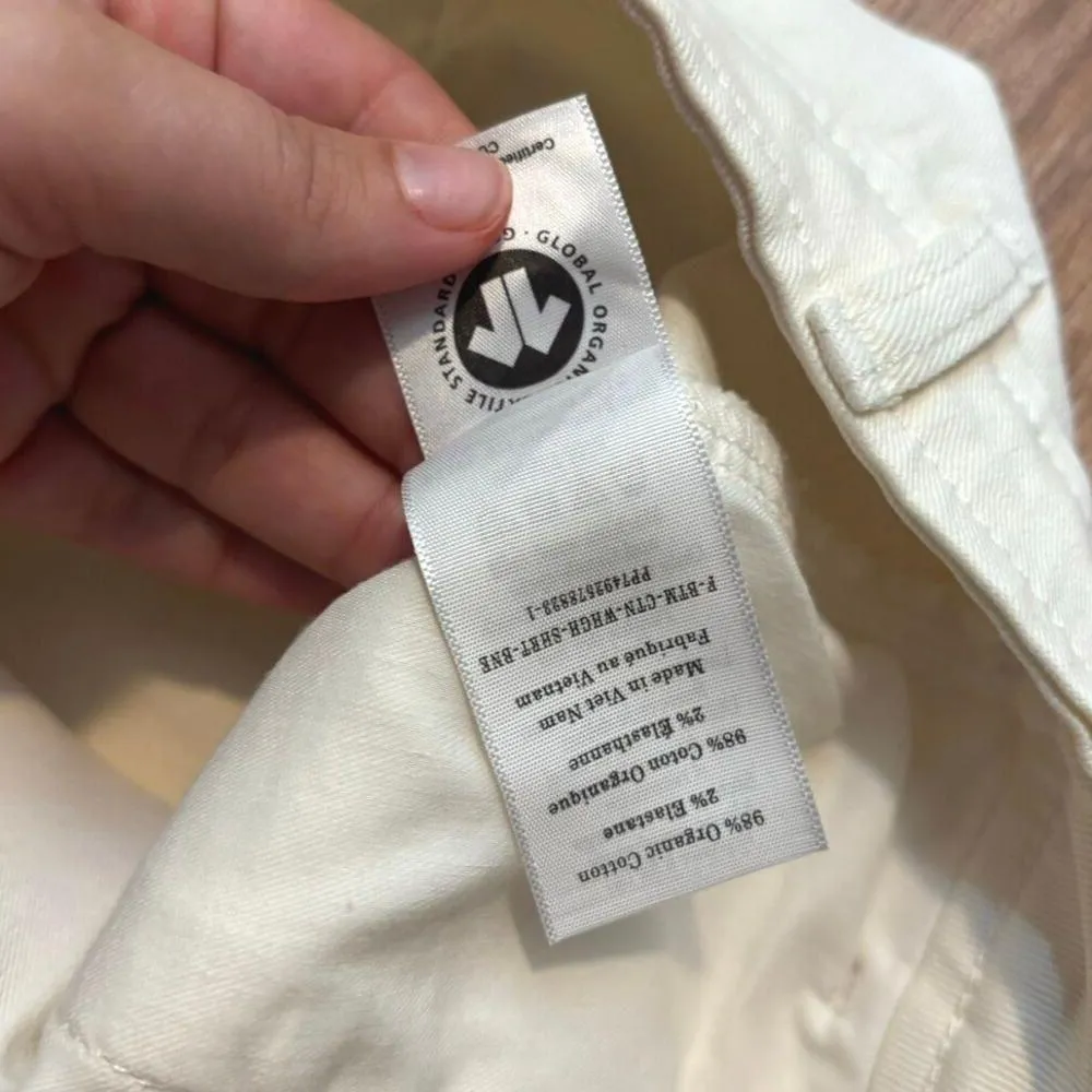 NWOT Everlane The Utility Short In Bone Size 16 - Image 6