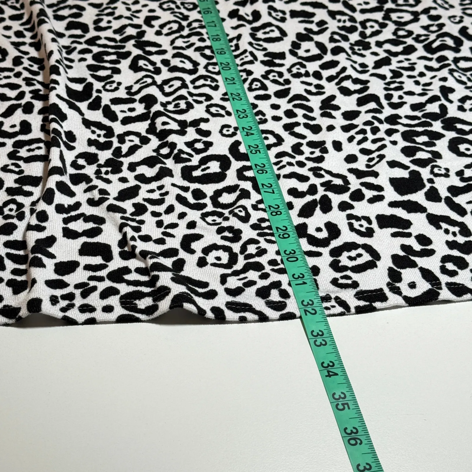 Animal Print Ashley Stewart Knit Top Tunic Side Slit‎ Sz 22/24 Career Mob Wife - Image 7