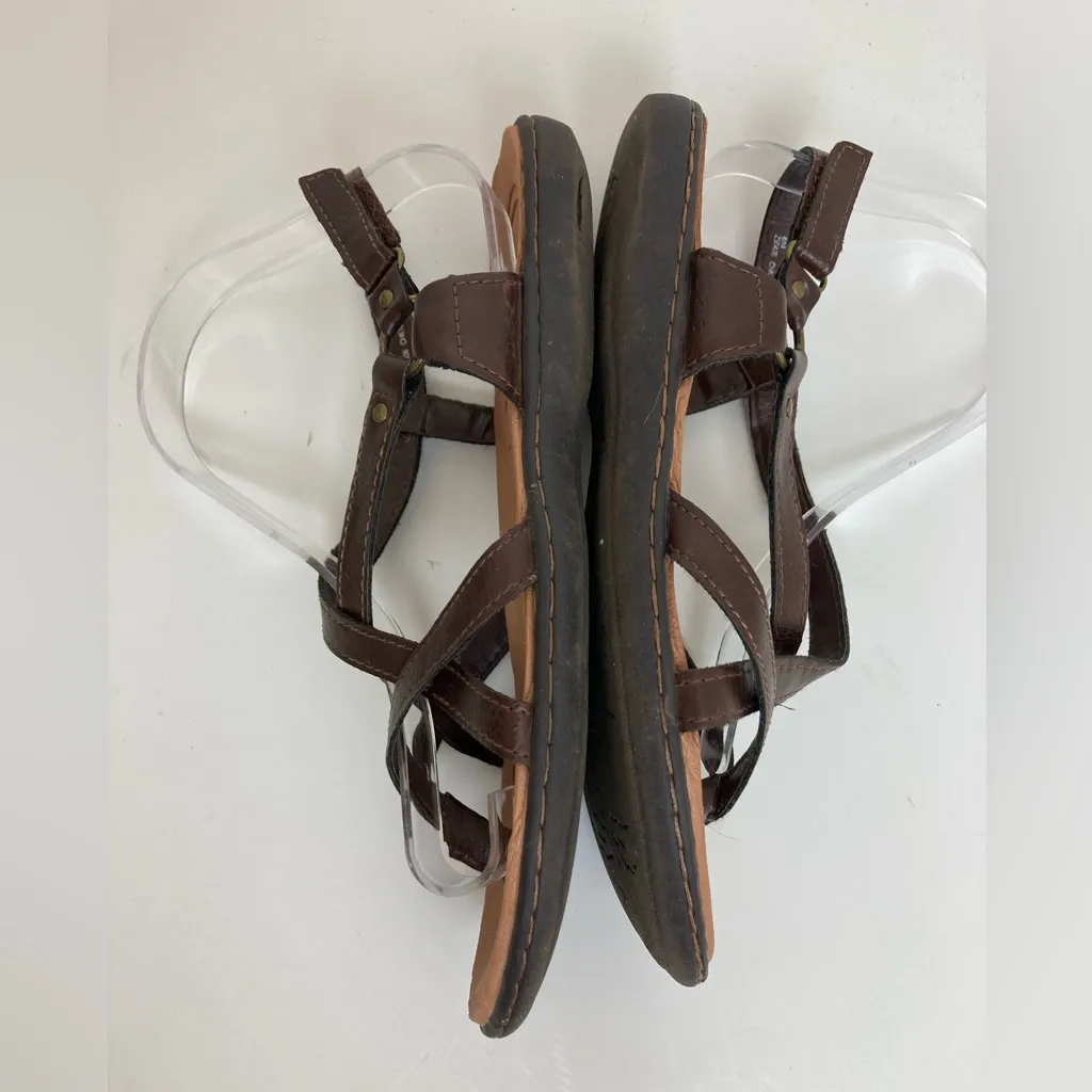 b.o.c. Born Concepts Women's Brown Strappy Sandals Size 8 - Image 4