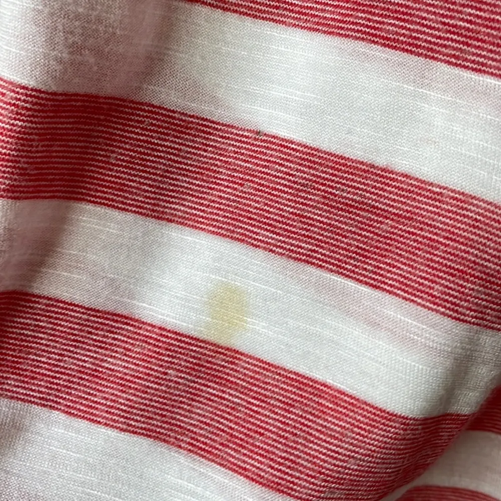 Gap striped linen blend draped midi dress - Image 4