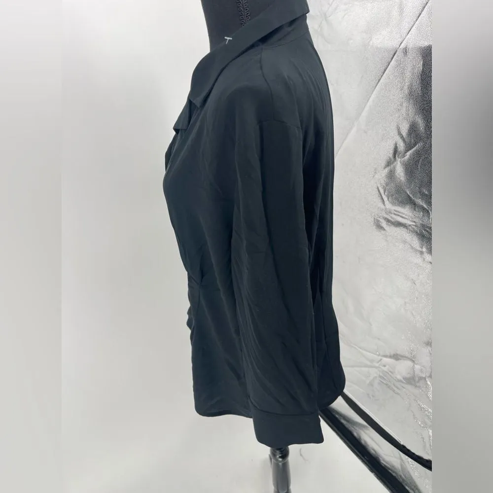 Covington‎ black blouse size xl button down - Image 5