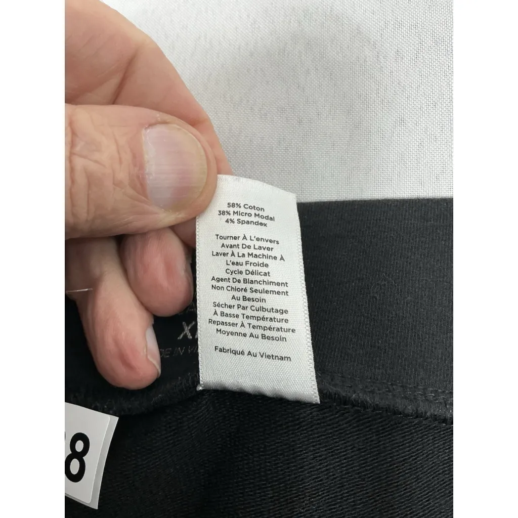 Womans Talbots Relaxed Pullon Capris XL Black - Image 4