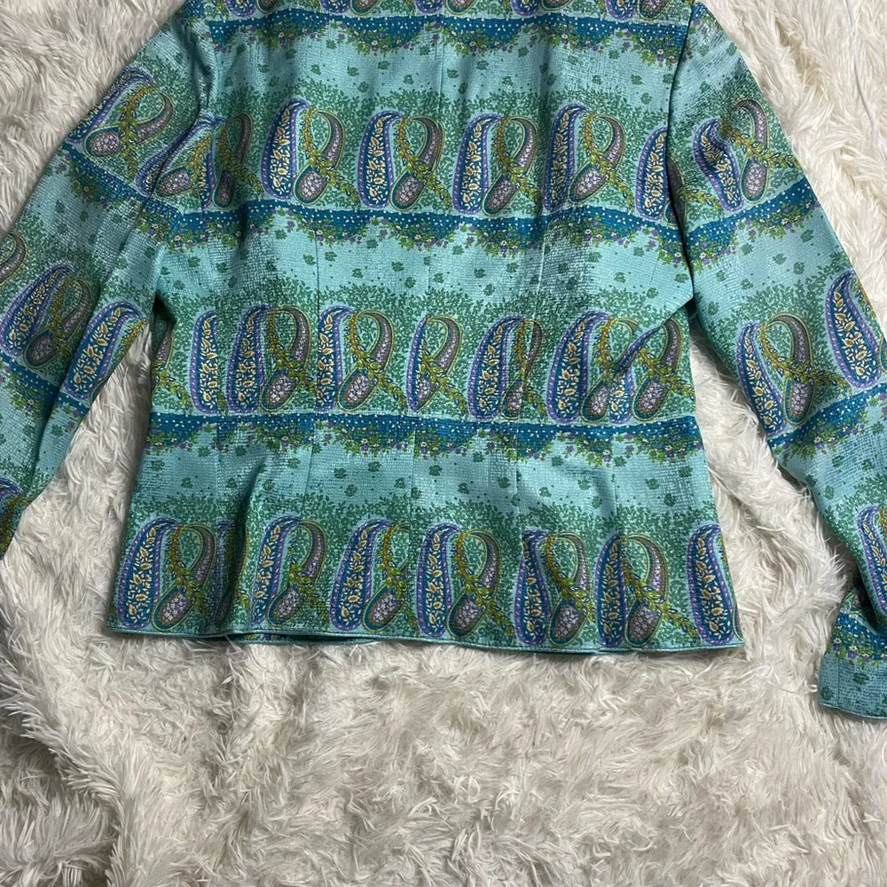 Adrianna papell silk jacket/ blazer - Image 3