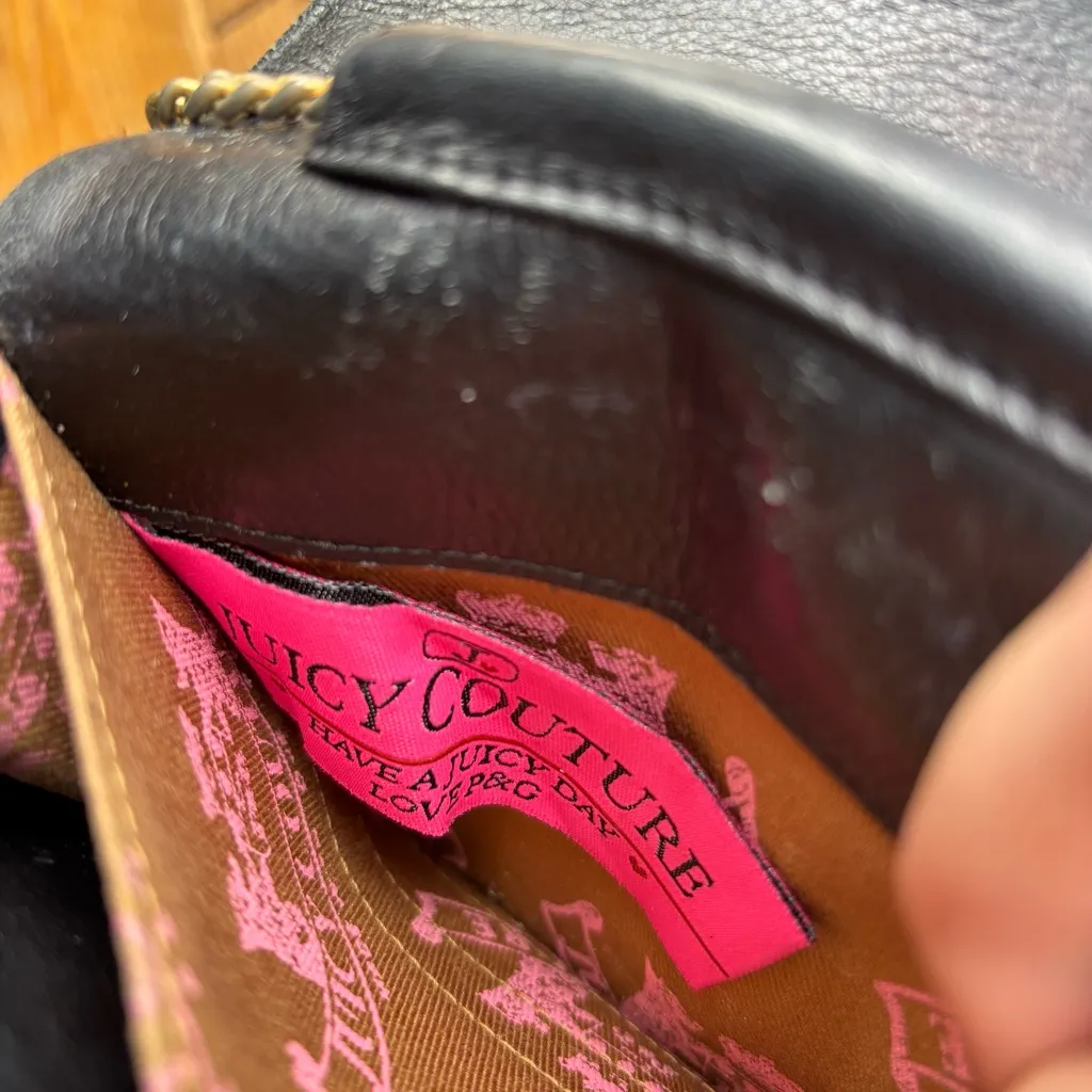 Juicy Couture Black Crossbody Bag with Studs - Image 6