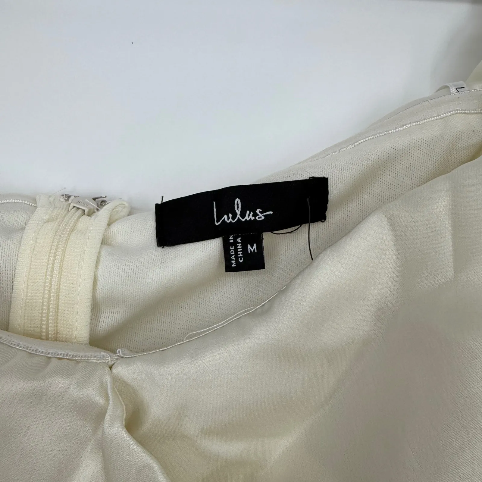 Lulus Always Celebrating Ivory Satin Off - Image 8