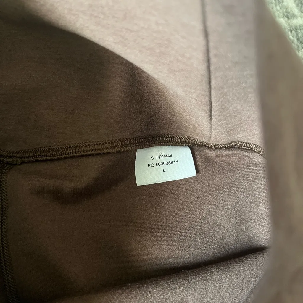 Vuori Clean Elevation Leggings Chocolate Milk Heather - Image 8