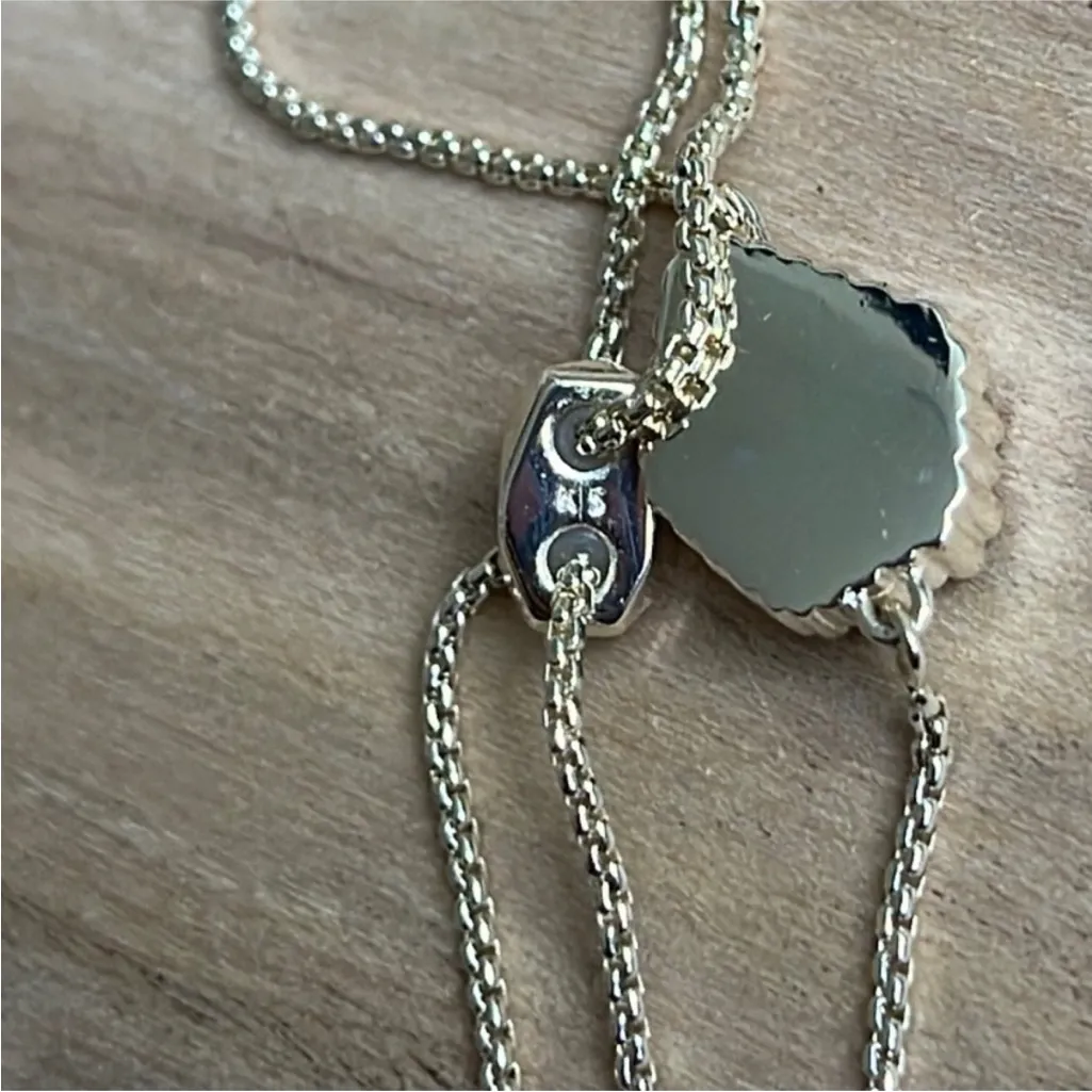 Kendra Scott Theo Iridescent Oil Slick Druzy Bracelet New with tags! - Image 4