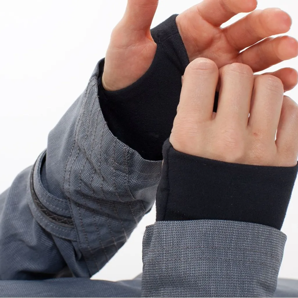 Women's Lululemon Apres Run Anorak Gray Heathered Herringbone Hooded Jacket 6 - Image 10