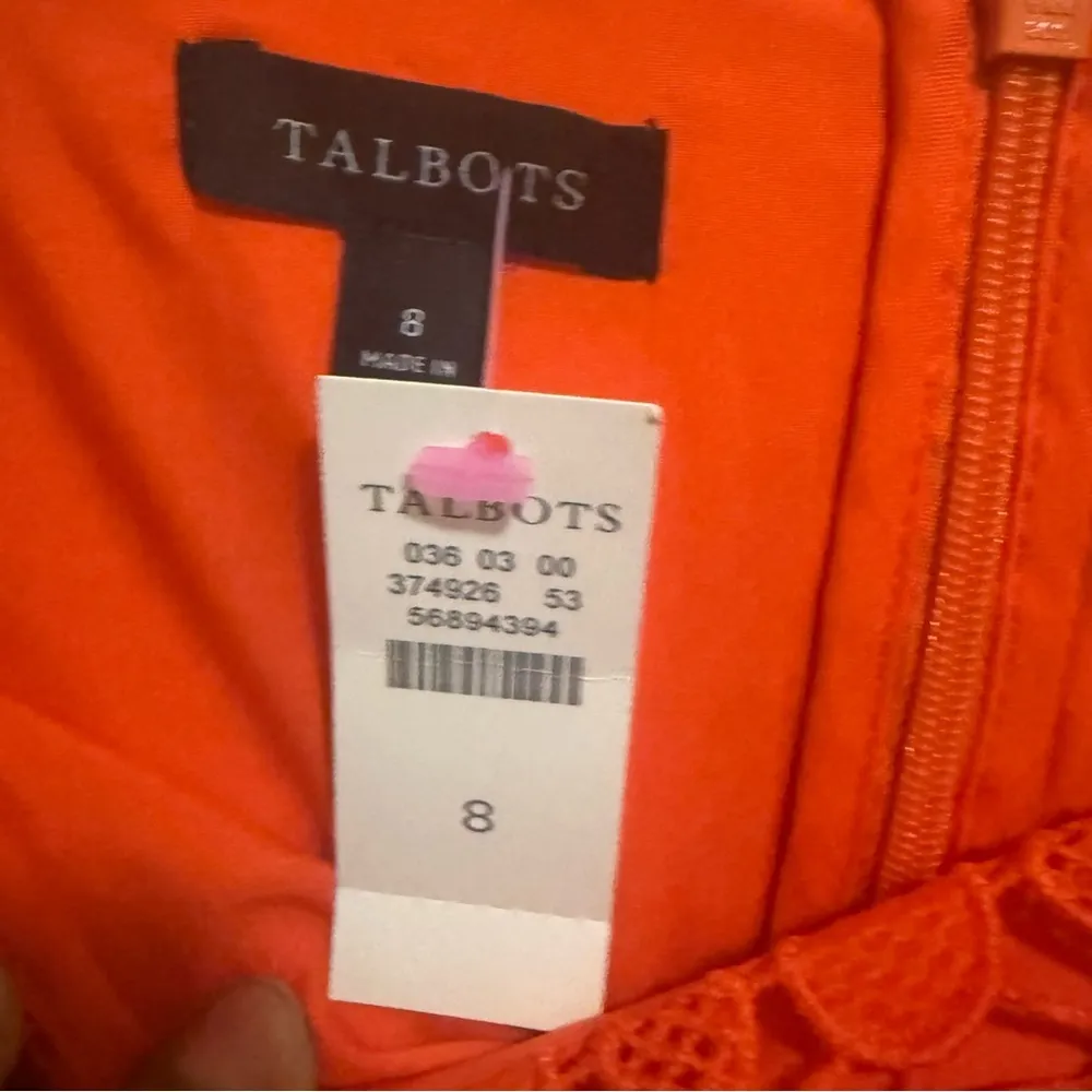 Talbots Lace Fit & Flare Midi Dress - Image 8