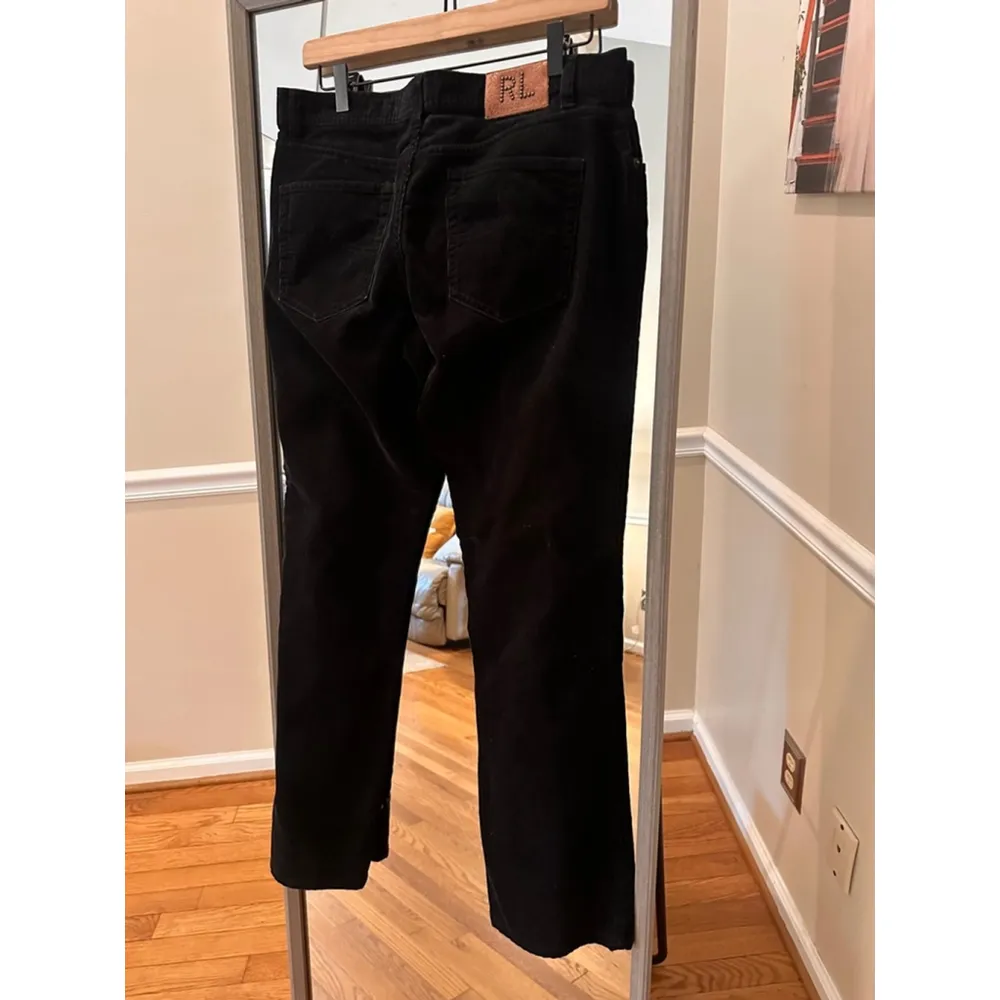 Women's Ralph Lauren Black Corduroy Pants Size 8 - Image 6