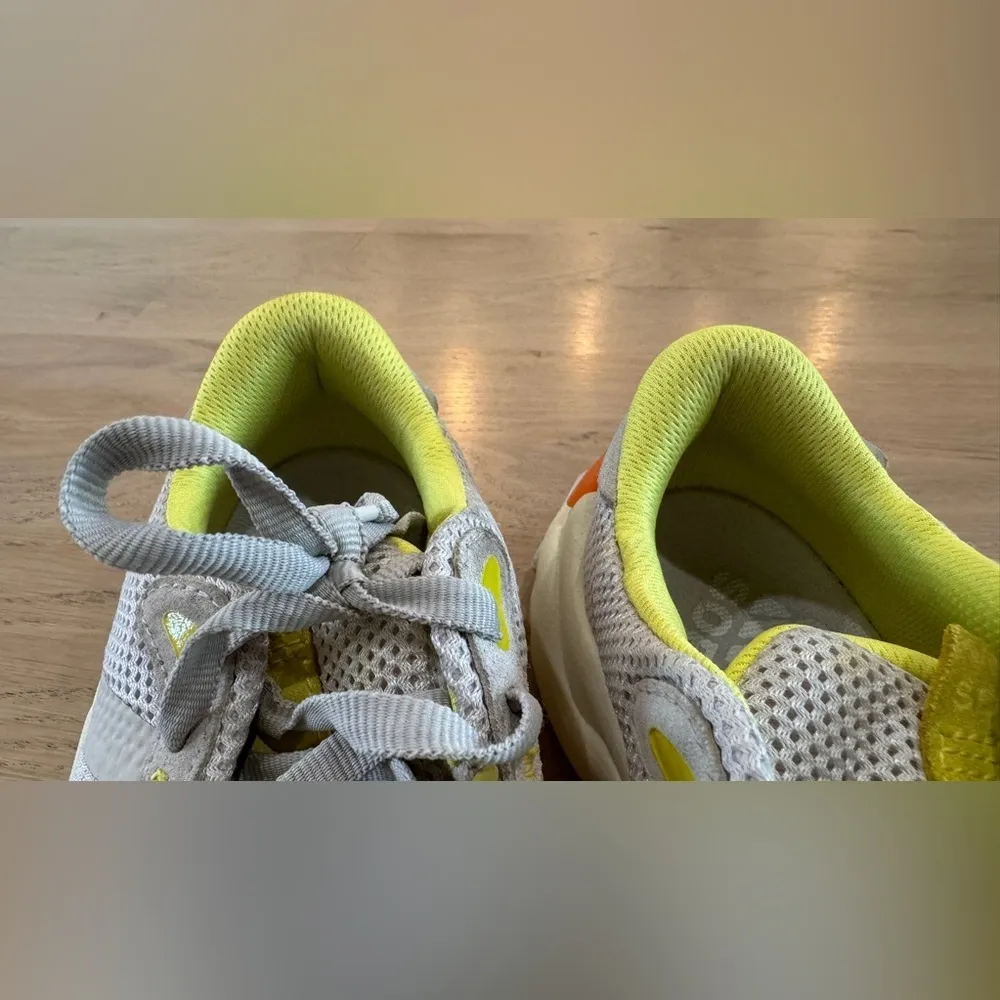 Sorel Women's Kinetic RNEGD Lace Shoes dark stone light green orange size 9 - Image 5