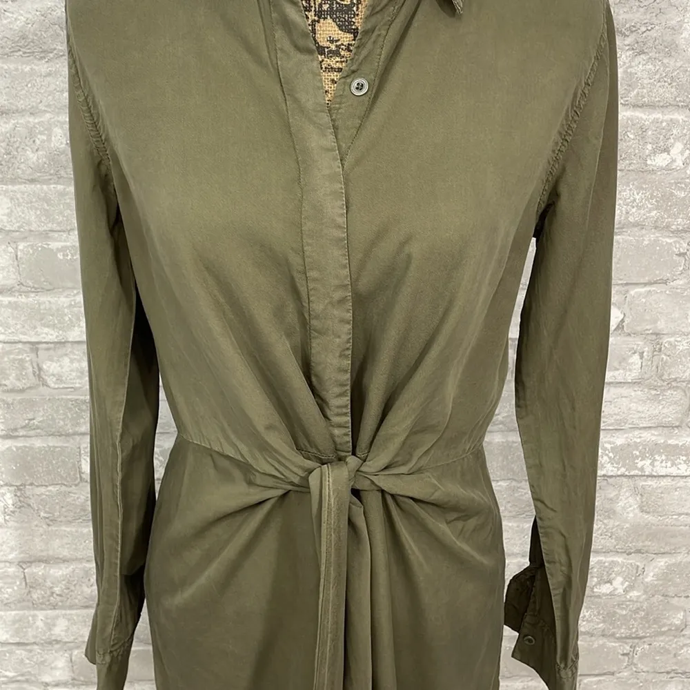 ELAN Front Tie Shirt Dress - Image 2