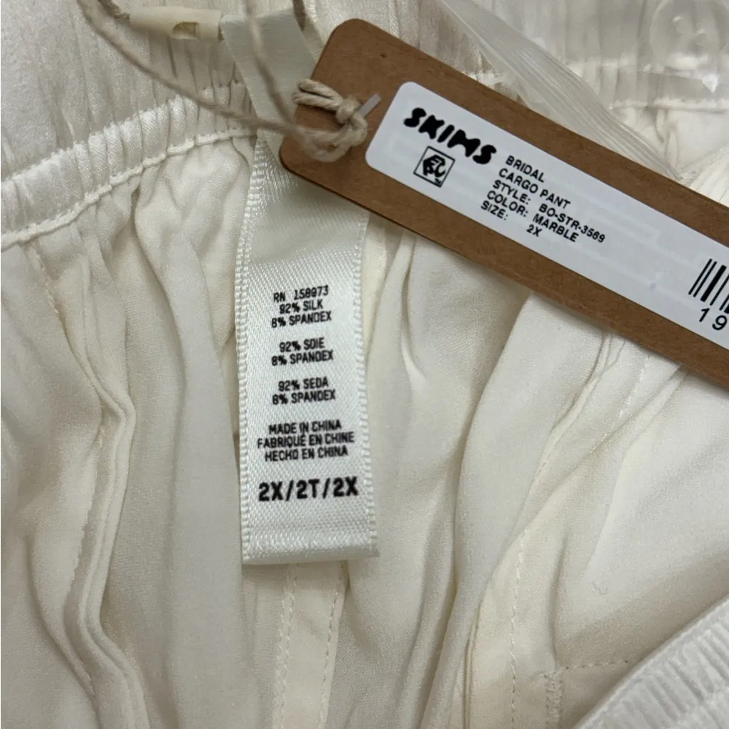 SKIMS NWT  Bridal Cargo Pant 2X - Image 9