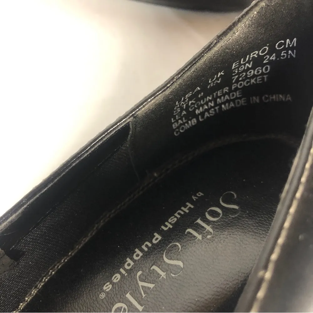 Hush Puppies Soft Style Lea Counter Pocket 2.5 Inch Heel Pump Shoes Square Toe 8 - Image 12