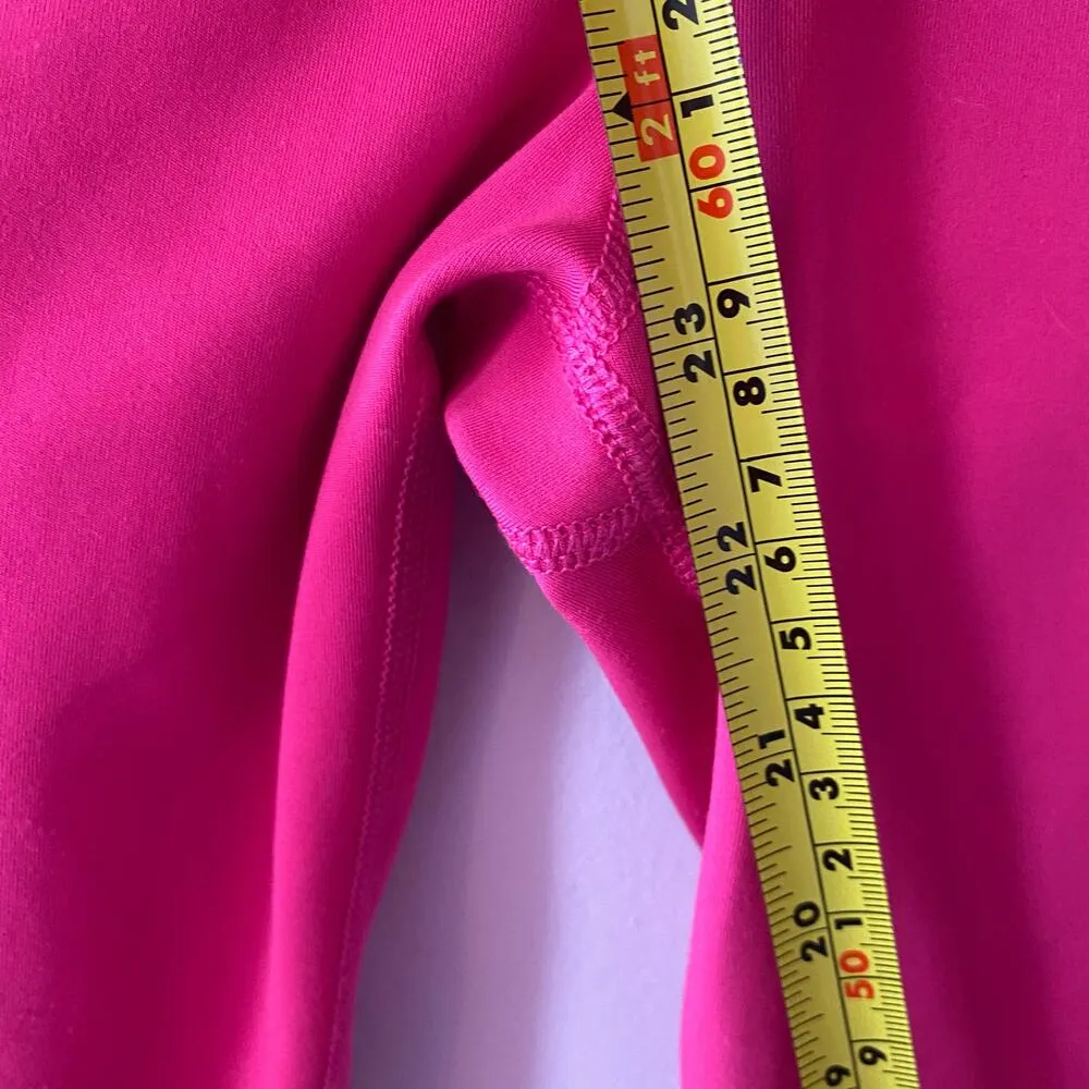 Beyond Yoga Women's size Medium Hot Pink Ankle Leggings High Waisted Workout - Image 11