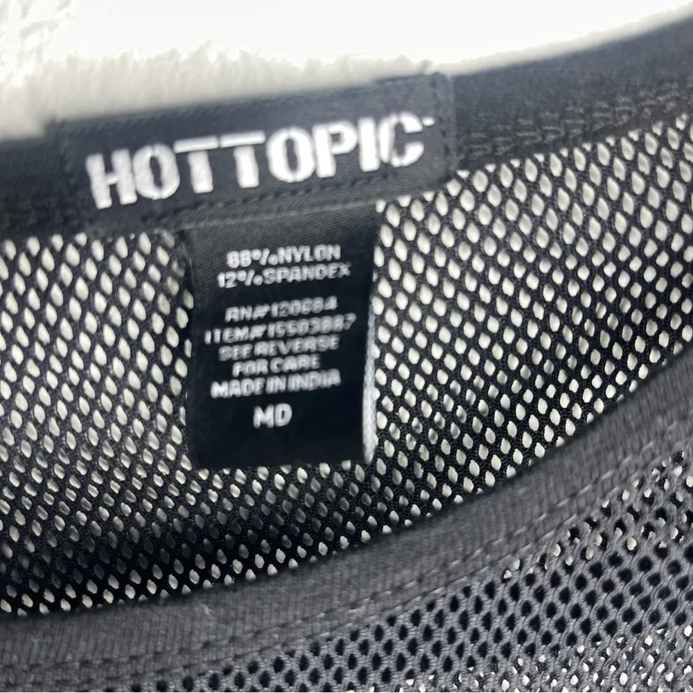 Black Mesh Long Sleeve Top - Image 5