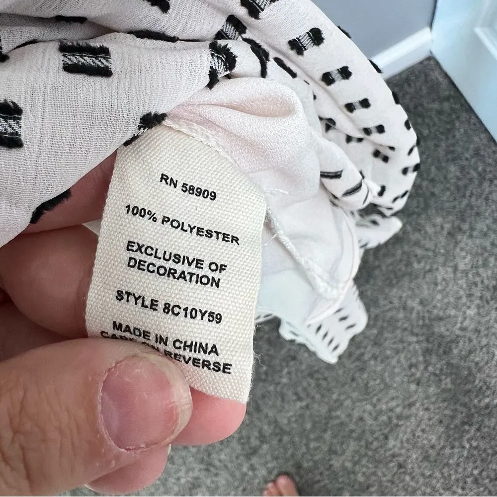 Sz M Chelsea & Violet White& Black Dress $79 MSRP - Image 16