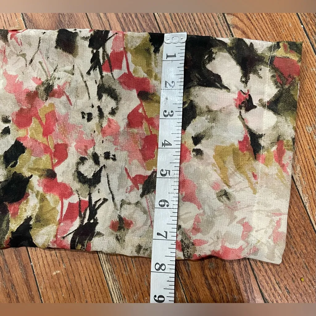 Mlle Gabrielle Floral Top - Red, Black, Gold - Image 5