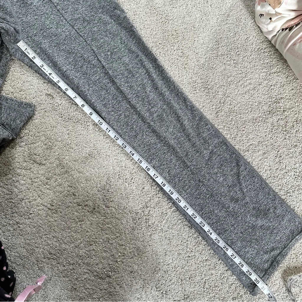 Vuori Women’s Halo Essential Wide Leg Pants Pull On High Rise in Heather Grey L - Image 14