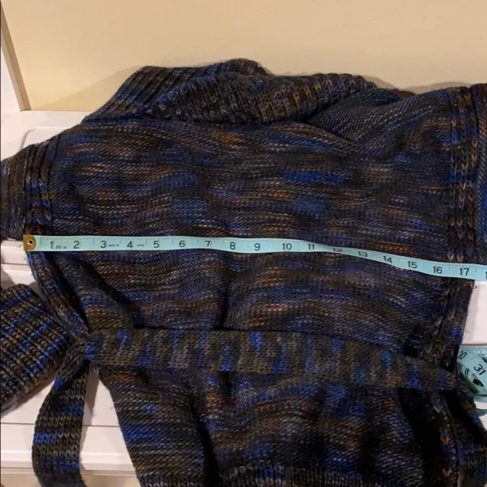 Marc by Marc Jacobs Tito Cardigan chunky knit flecked belted sweater M - Image 11