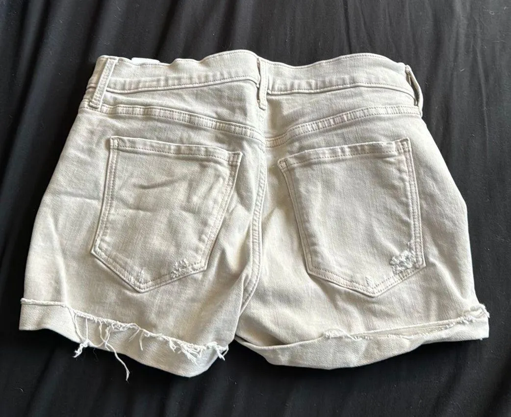 Mid Rise Boyfriend Jean Shorts - Image 3