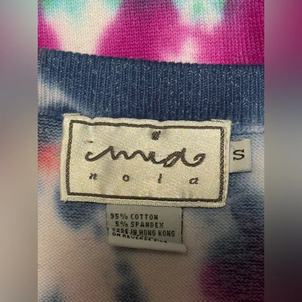 EUC Handmade Mia Nola Vintage Spiral Tie Dye Skirt size small - Image 9