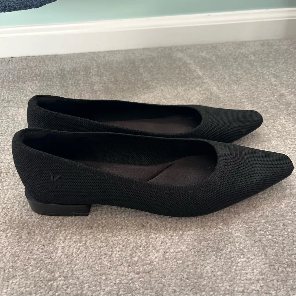 Vivaia Women’s Minnie Pro Small Square Toe 3/4” Heels in Black Size 40.5 US 9.5 - Image 5