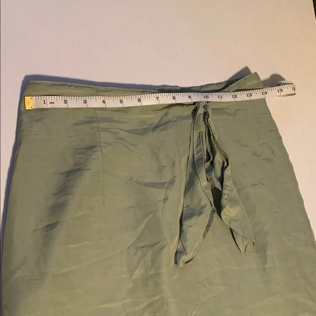 Sage Midi Pencil Skirt Green Size 10 - Image 8