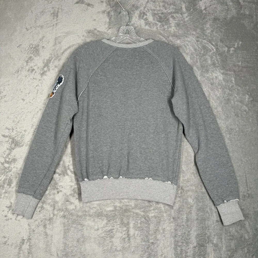 Harry Potter Shirt Womens XS Gray Ravenclaw Sweatshirt Universal Wizarding World - Image 3