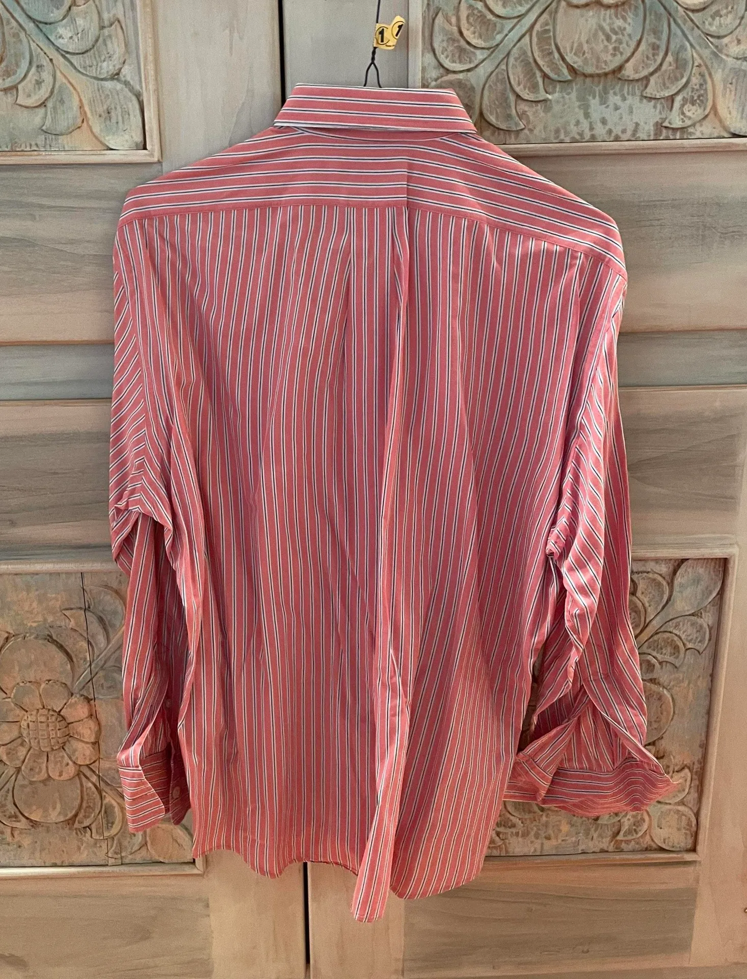Pink/Salmon Button Down Longsleeve - Image 2