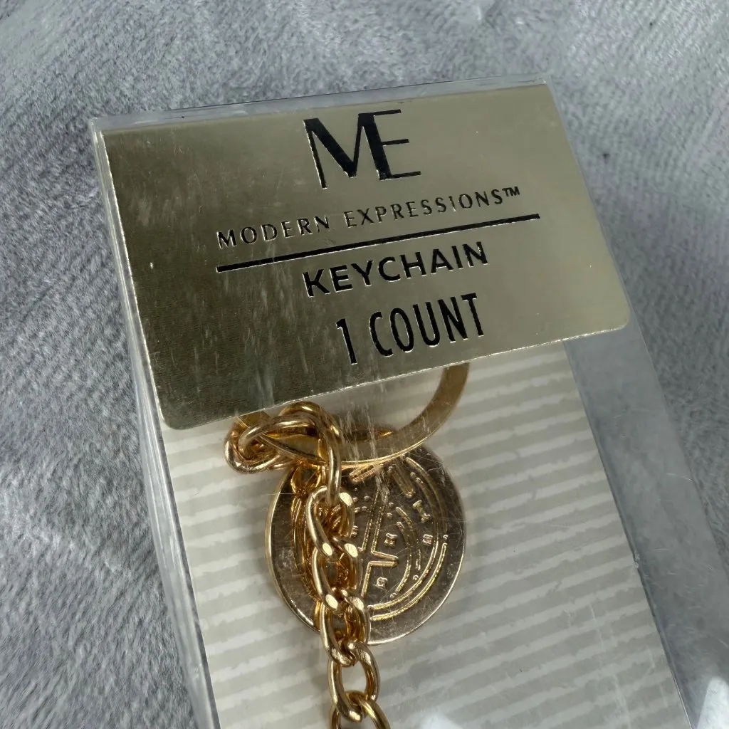 Sagittarius Zodiac Sign Keychain By Modern Expressions Green Gold Colors - Image 6