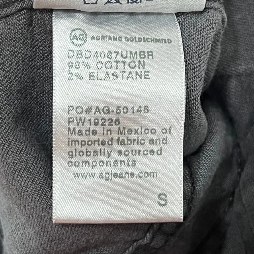 Adriano Goldschmied Womens Denim Jacket Small Black Cotton‎ Button Stretch - Image 4