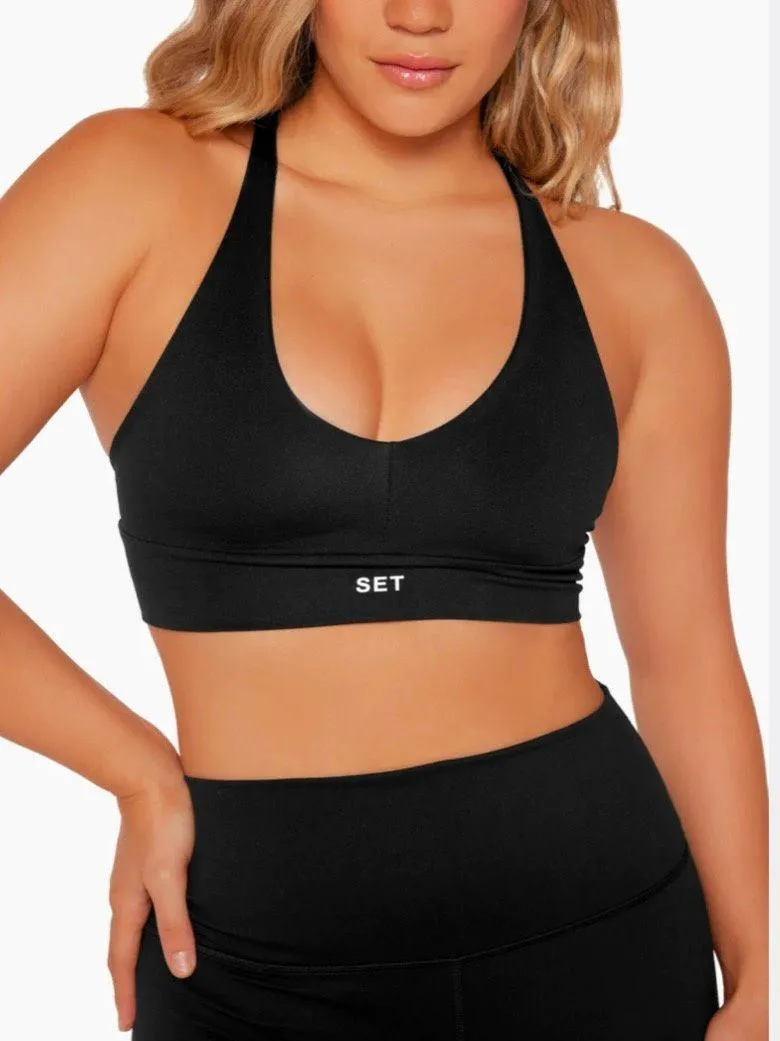 Set Active black sports bra - Image 2