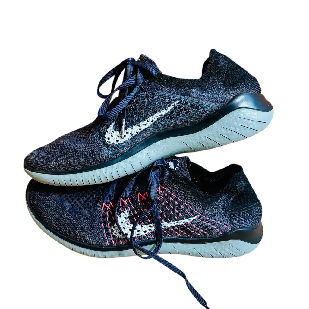 Nike Women's Free RN Flyknit 2018 athletic sneakers running shoes - Image 2