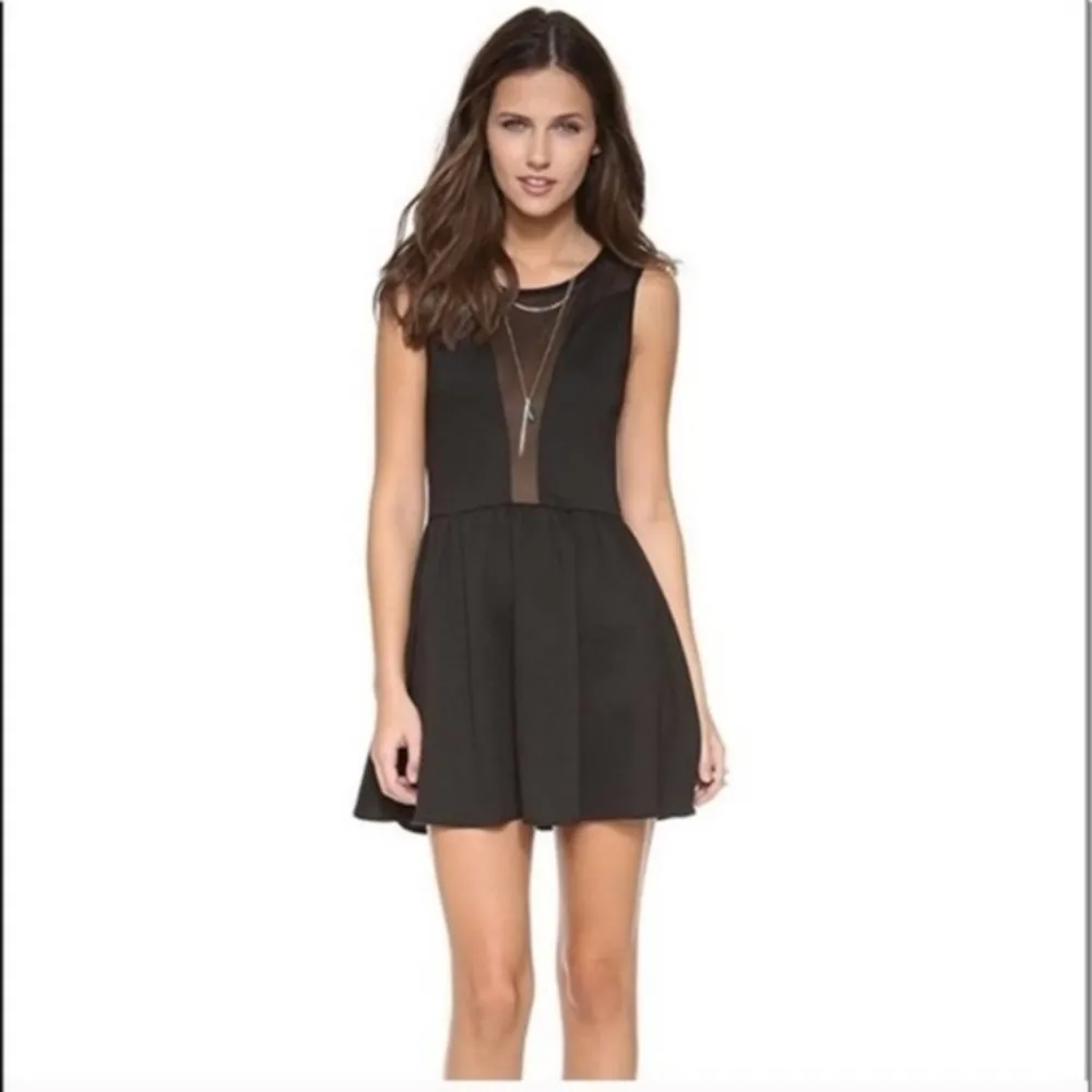 For Love And Lemons • Black Mesh Lulus Mini Dress - Image 54