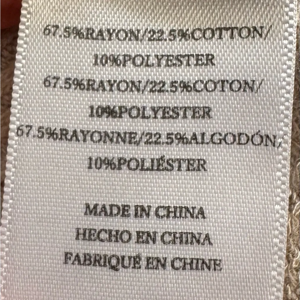 Rails Kingston Heather brown embroidered stars sweatpants Joggers, size S gym - Image 10