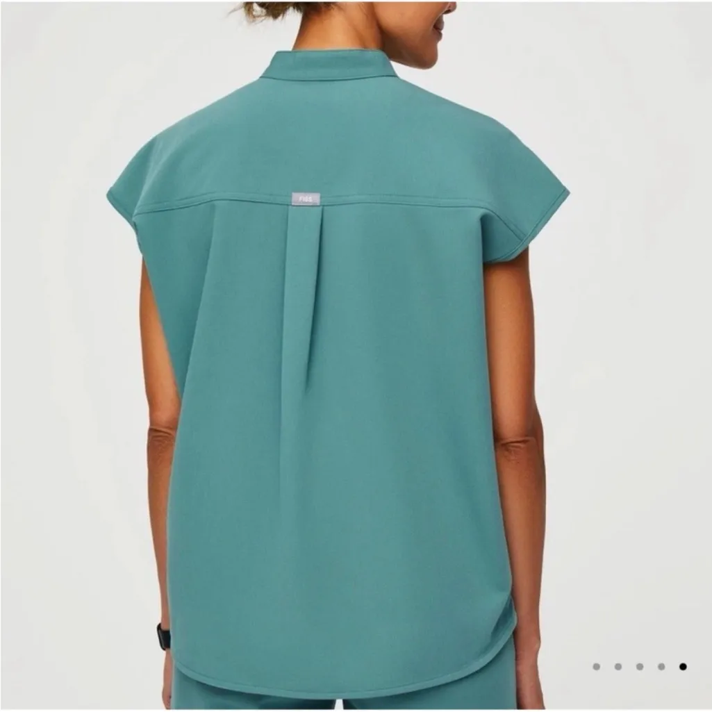 Figs Limited Edition Cactus Rafaela Scrub Top - Image 3