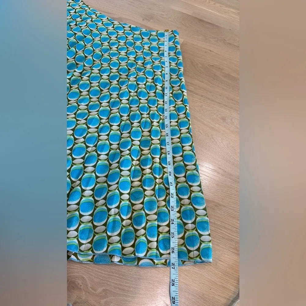 Spritti vintage Delgado pleated midi skirt European size 44 Green - Image 5