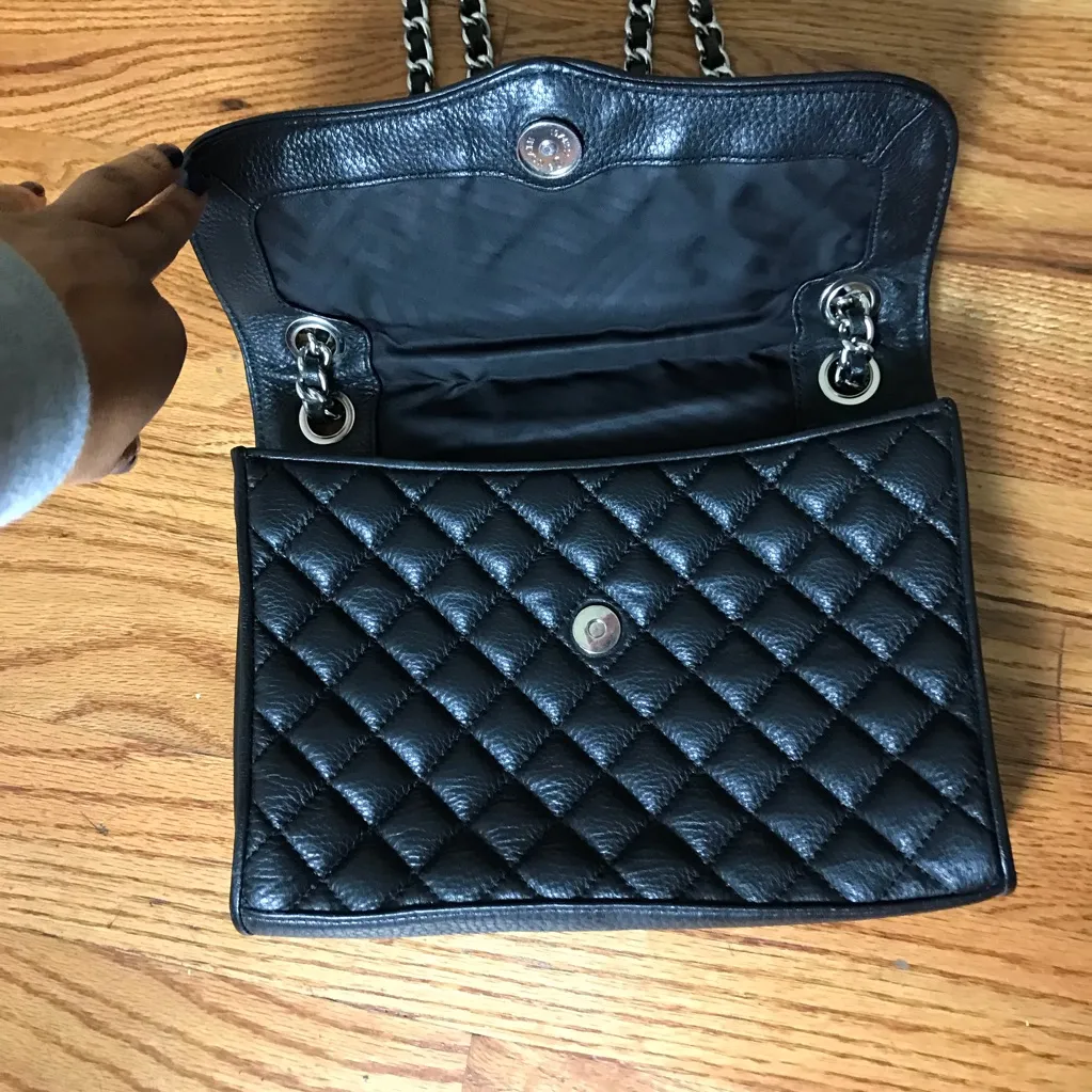 Rebecca Minkoff  Black Quilted Affair Chain Shoulder Bag - Image 2