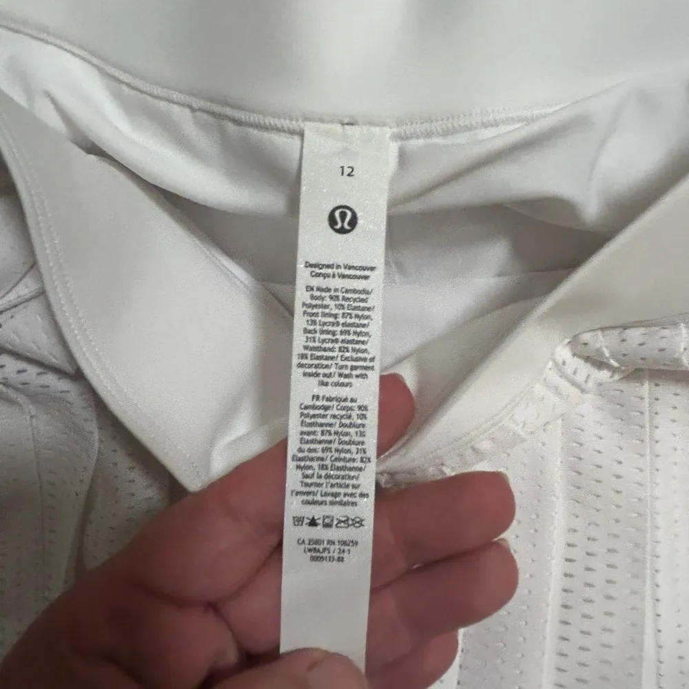 Lululemon pleated open knit hr tennis skirt - Image 3